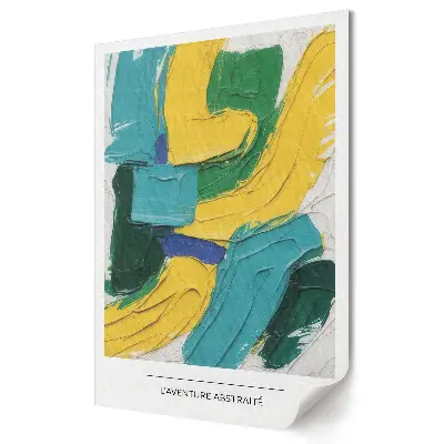 Poster de perete O călătorie abstractă a culorilor și formelor