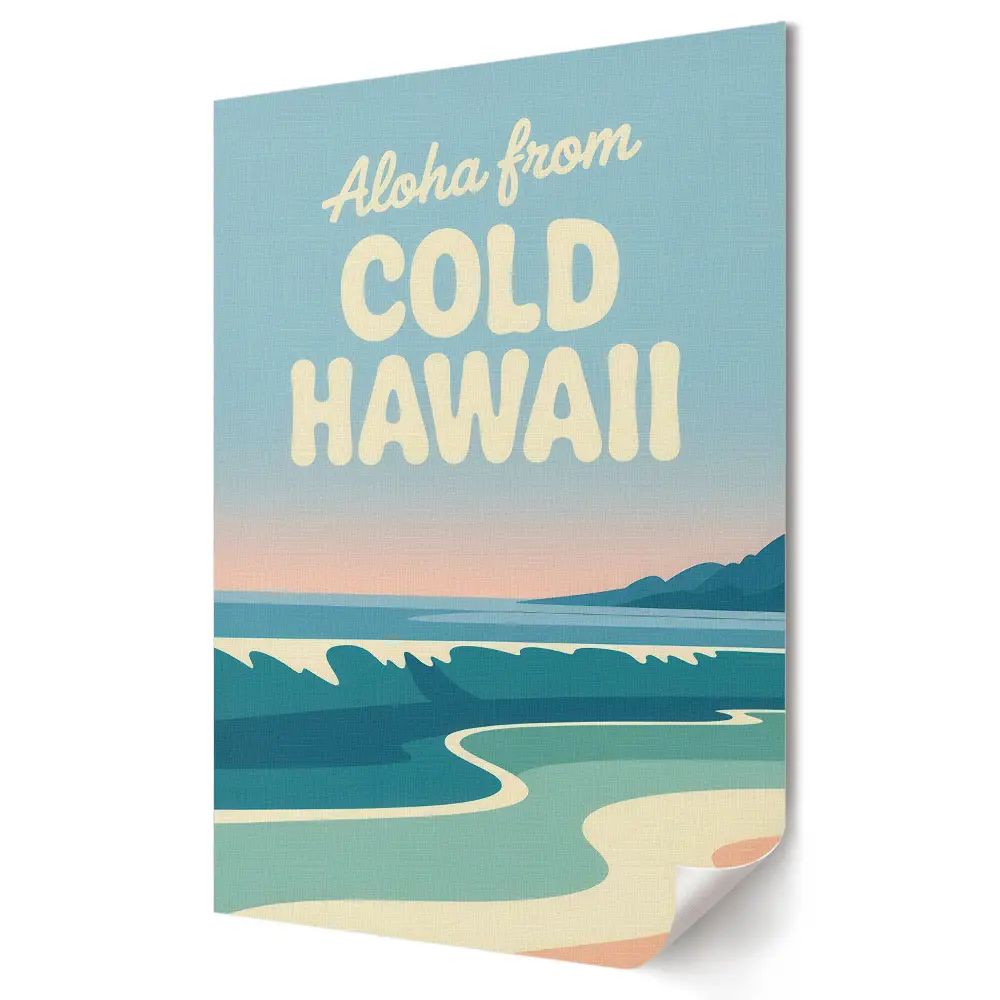 Tablou canvas Aloha din Hawaiiul rece