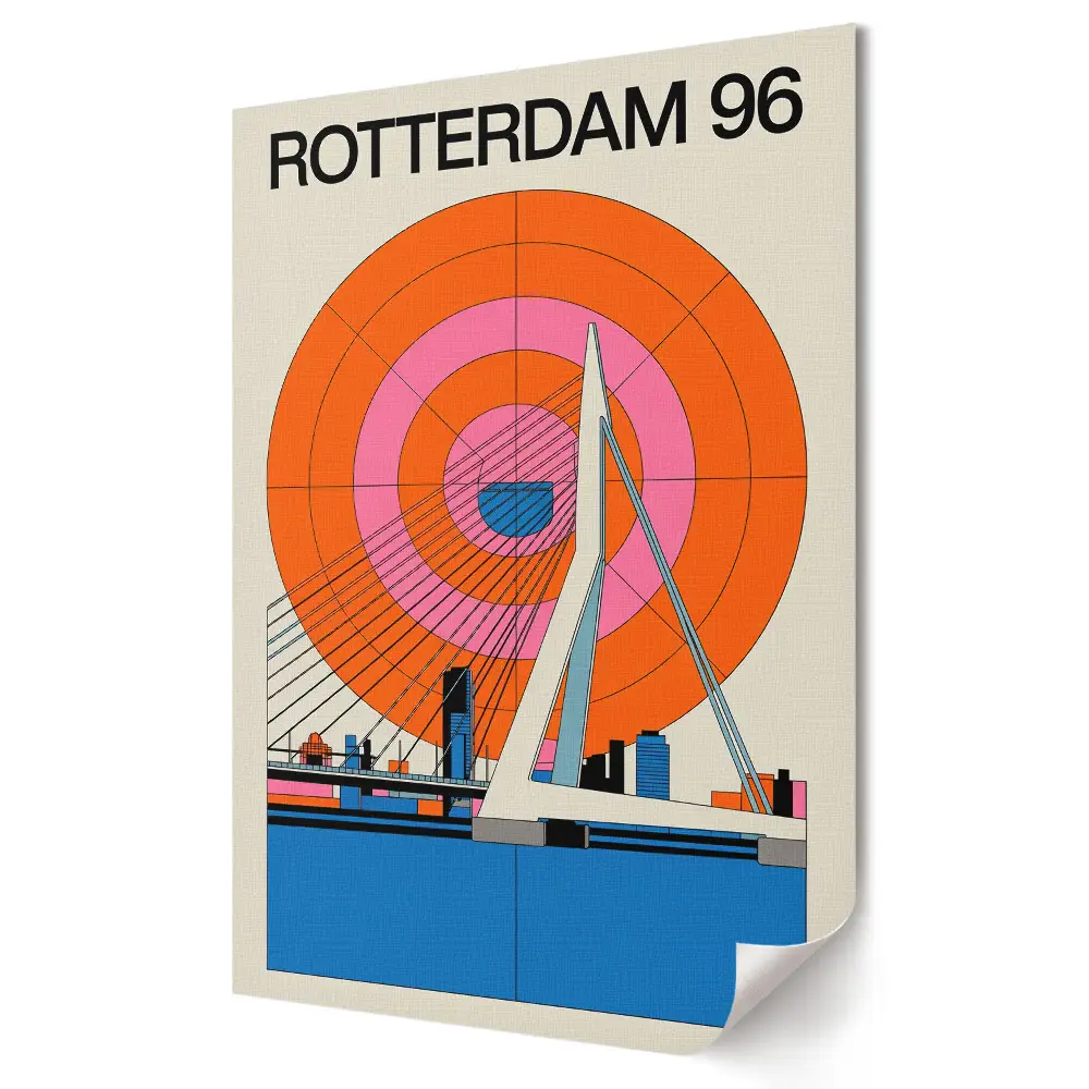 Tablou canvas cu arhitectura modernă din Rotterdam 96