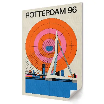 Tablou canvas cu arhitectura modernă din Rotterdam 96
