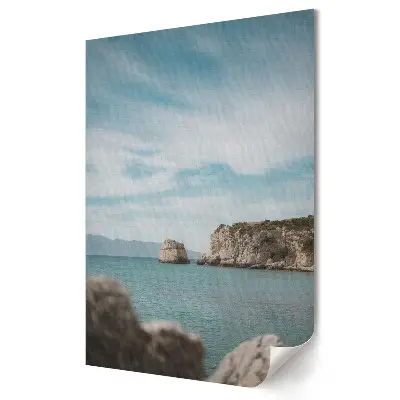 Poster de perete O coastă calmă și cer albastru