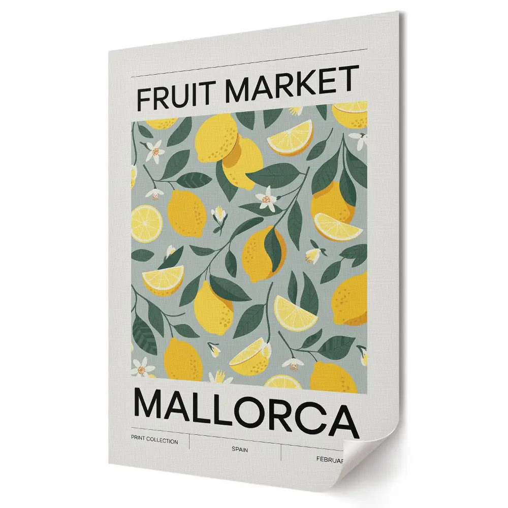 Poster decorativ Paradisul fructelor din Mallorca