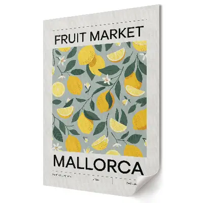 Poster decorativ Paradisul fructelor din Mallorca