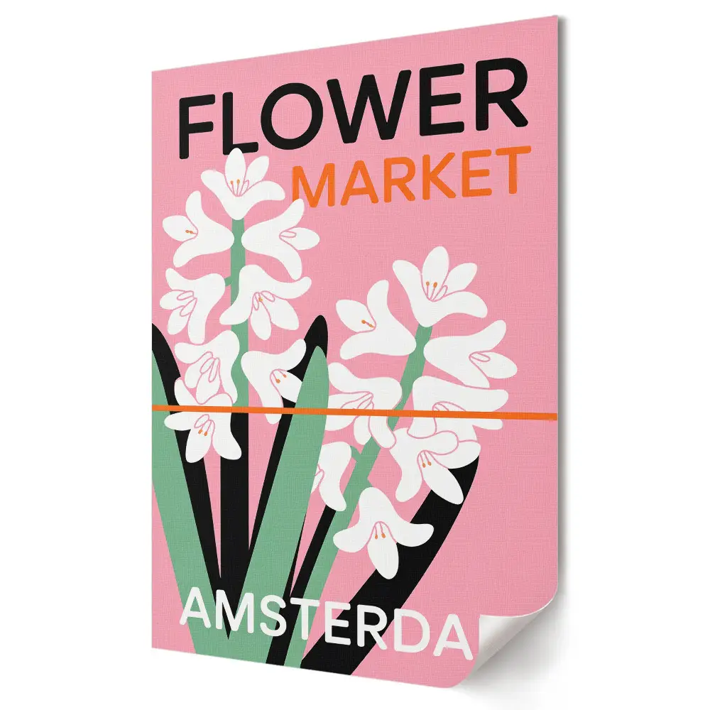 Poster de perete Piața de Flori din Amsterdam