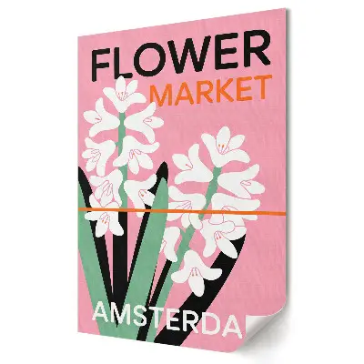 Poster de perete Piața de Flori din Amsterdam
