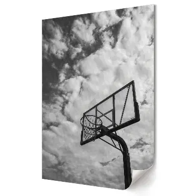 Poster decorativ cu baschet în nori