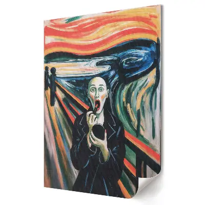 Tablou canvas Grafică murală Expresia fricii în arta modernă
