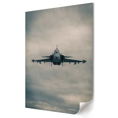 Poster de perete cu aripi în nori deasupra orizontului