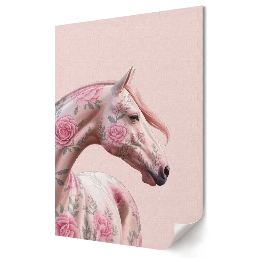 Tablou canvas Sfârșitul în floră și frumusețe roz