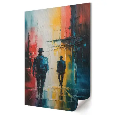 Tablou canvas O plimbare misterioasă în peisajul urban