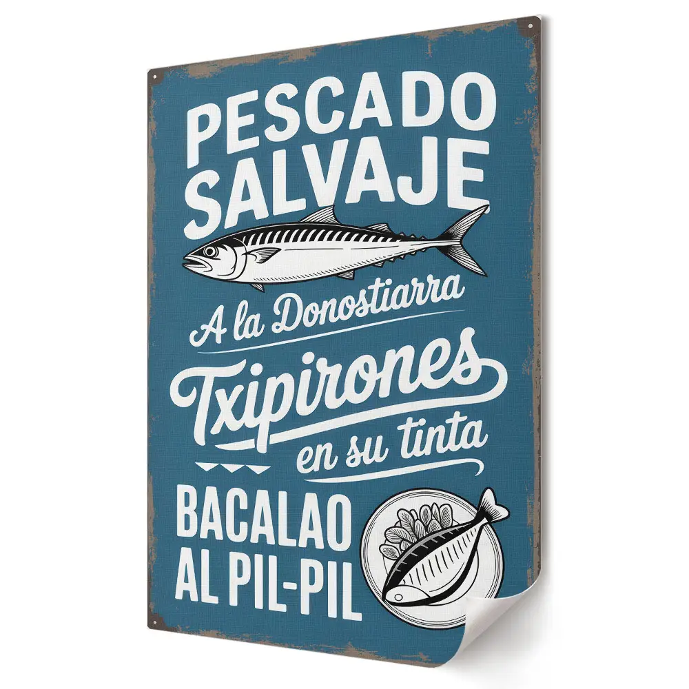 Poster de perete Arome tradiționale ale bucătăriei basce
