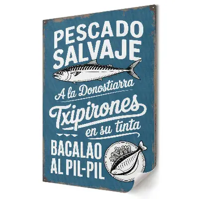 Poster de perete Arome tradiționale ale bucătăriei basce