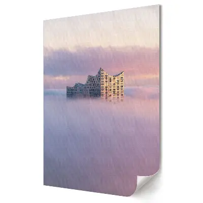 Tablou canvas Un vis arhitectural cufundat în nori