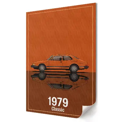 Poster decorativ cu mașină clasică din 1979