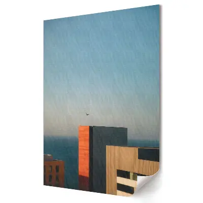 Tablou canvas cu arhitectură modernă lângă ocean