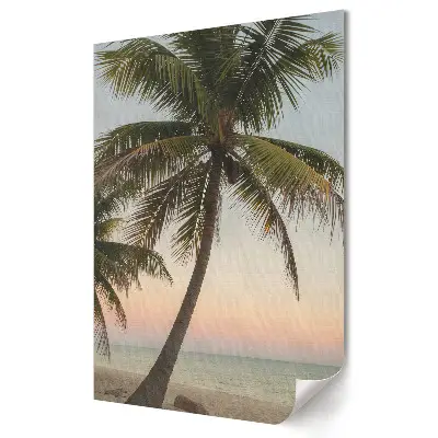 Poster de perete cu apus tropical peste mare