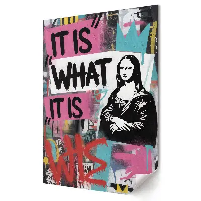 Tablou canvas Mona Lisa în stil graffiti modern