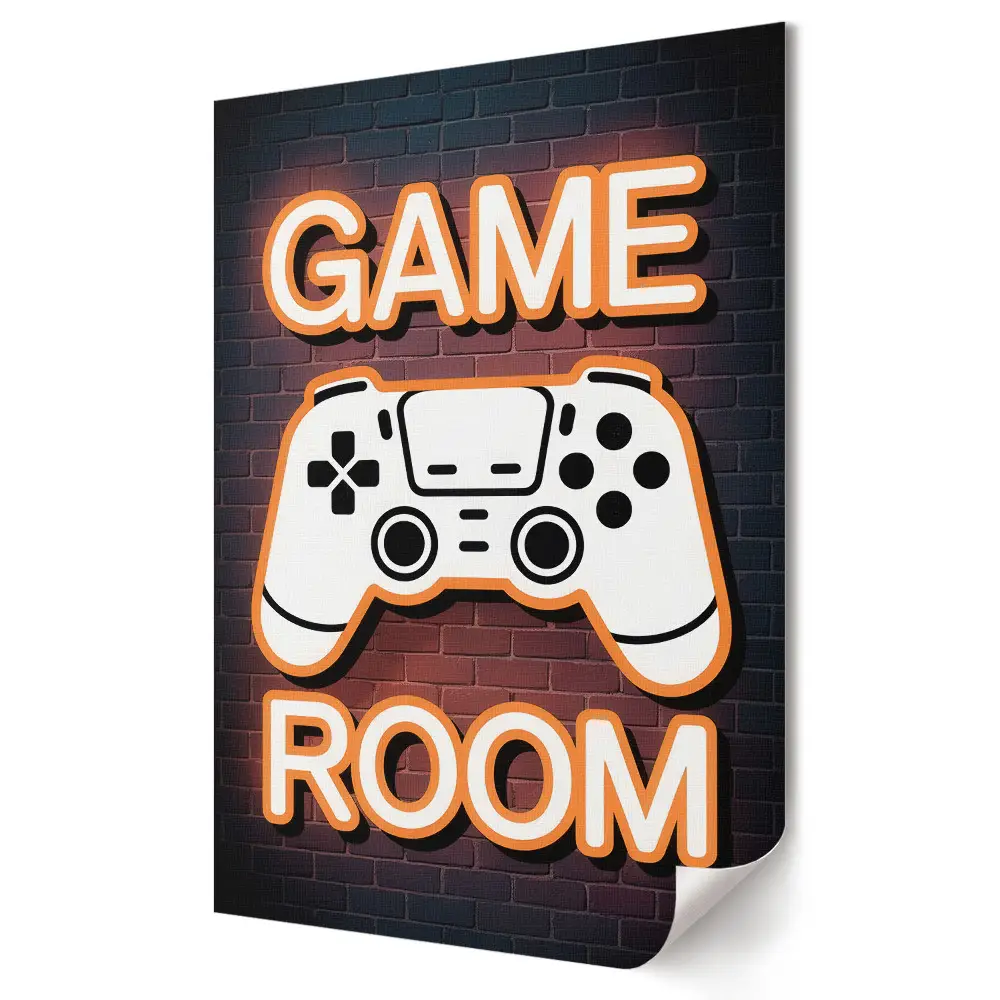 Poster de perete pentru gaming cu design elegant