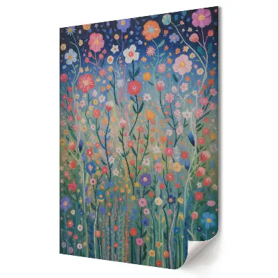 Poster de perete Un paradis floral în culorile curcubeului
