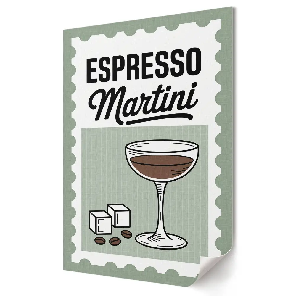 Poster decorativ Cafea într-un cocktail Espresso Martini