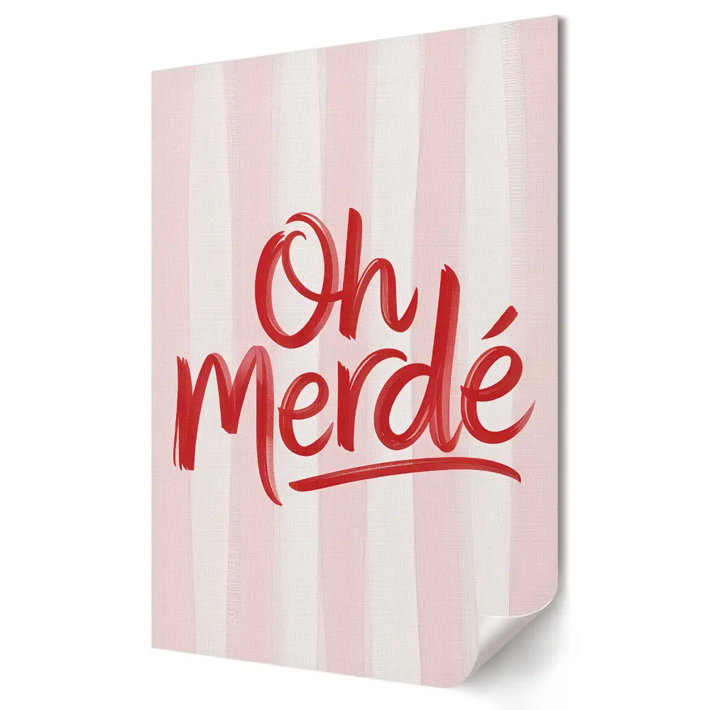 Tablou canvas Grafică murală Expresie emoțională în cuvinte simple