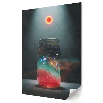 Poster de perete Esență cosmică într-un borcan