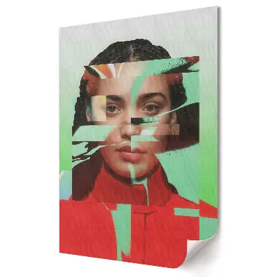 Poster decorativ Realitate distorsionată într-un portret