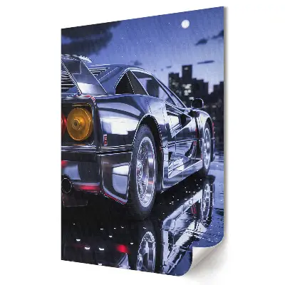 Poster decorativ Conducere pe timp de noapte în peisajul urban