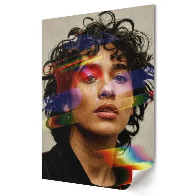 Tablou canvas cu portret artistic Emoții colorate