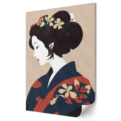 Tablou canvas Eleganța frumuseții japoneze în tradiție