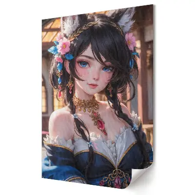 Poster de perete cu prințesă în stil fantasy magic