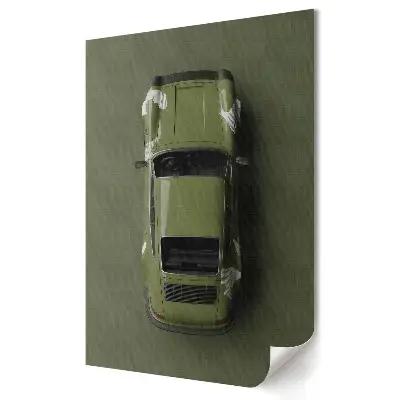 Tablou canvas cu grafică murală Eleganța militară în industria auto