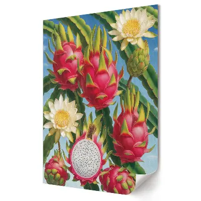 Poster de perete cu motiv de fructe tropicale înflorite