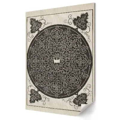 Tablou canvas cu compoziție geometrică monocromă
