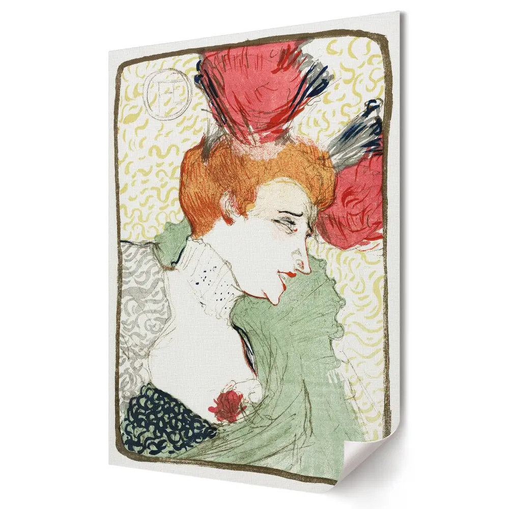 Poster de perete cu design retro elegant cu pene