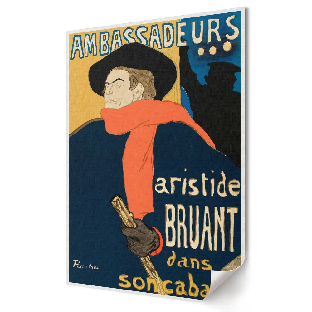 Poster decorativ Artă și teatru în posterele lui Bruant