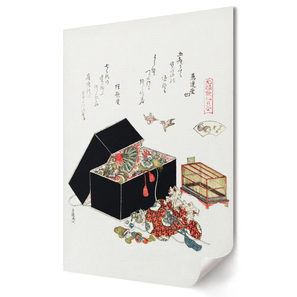 Poster decorativ Arta și tradiția japoneză în ilustrație