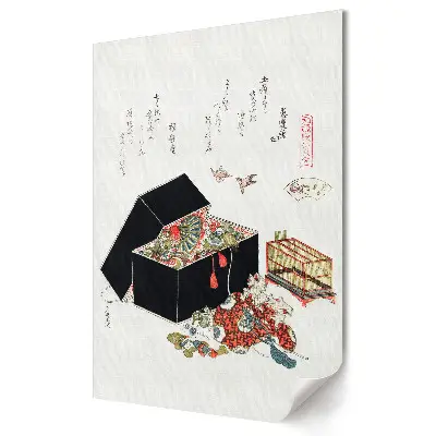 Poster decorativ Arta și tradiția japoneză în ilustrație