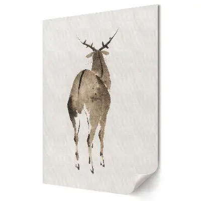 Tablou canvas cu cerb în stil acuarelă