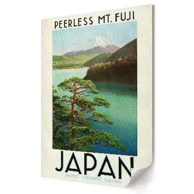 Poster decorativ Magnificența Muntelui Fuji din Japonia