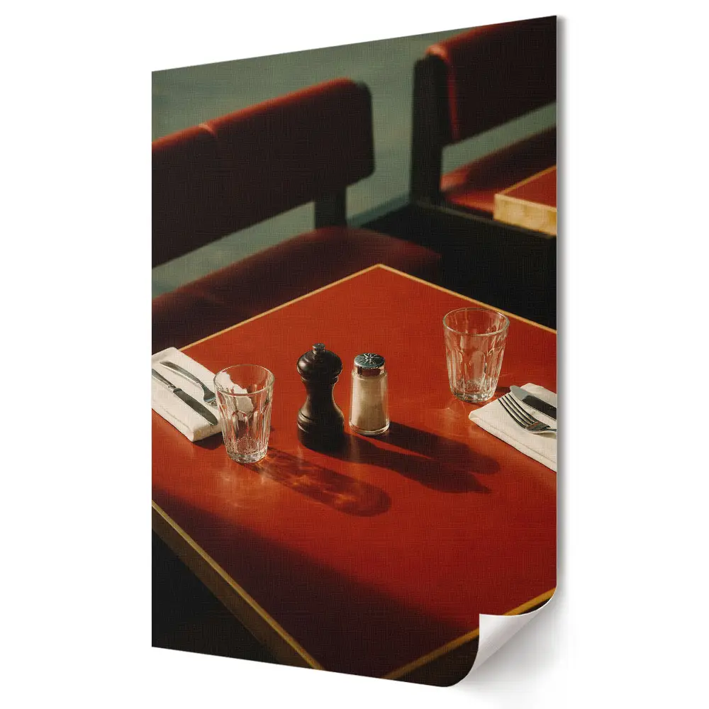 Tablou canvas cu interior de restaurant atmosferic
