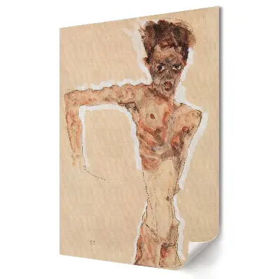 Poster decorativ cu portret artistic al formei umane