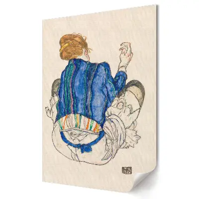 Tablou canvas Grafică murală Intimitate în culoare și formă