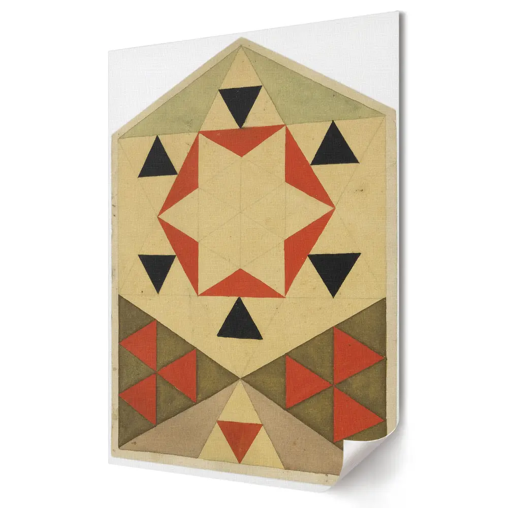 Poster decorativ Geometrie în culoare și formă