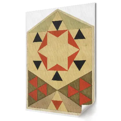 Poster decorativ Geometrie în culoare și formă