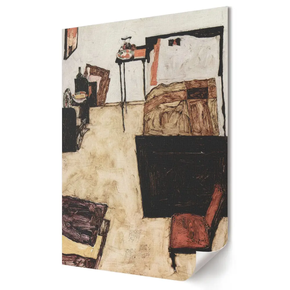 Tablou canvas cu scenă intimă în interior minimalist