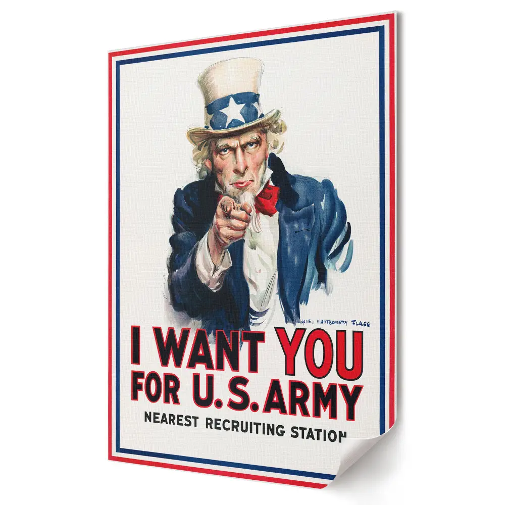 Poster decorativ Alătură-te Armatei Statelor Unite