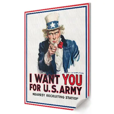 Poster decorativ Alătură-te Armatei Statelor Unite