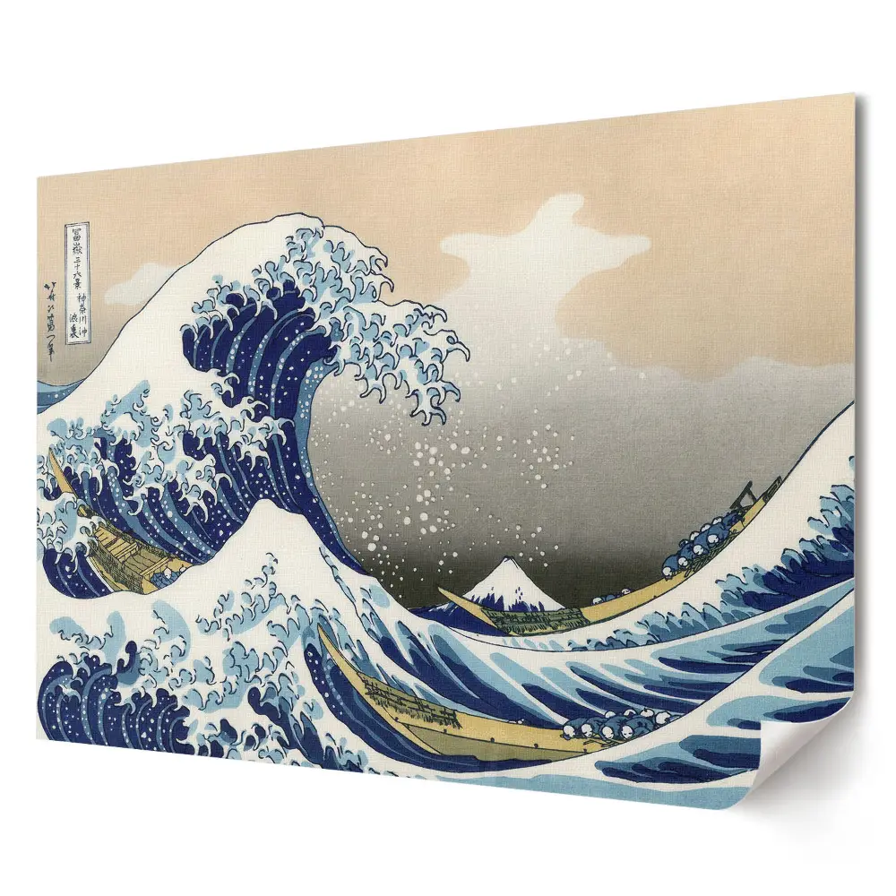 Poster de perete elegant Marele Val de lângă Kanagawa