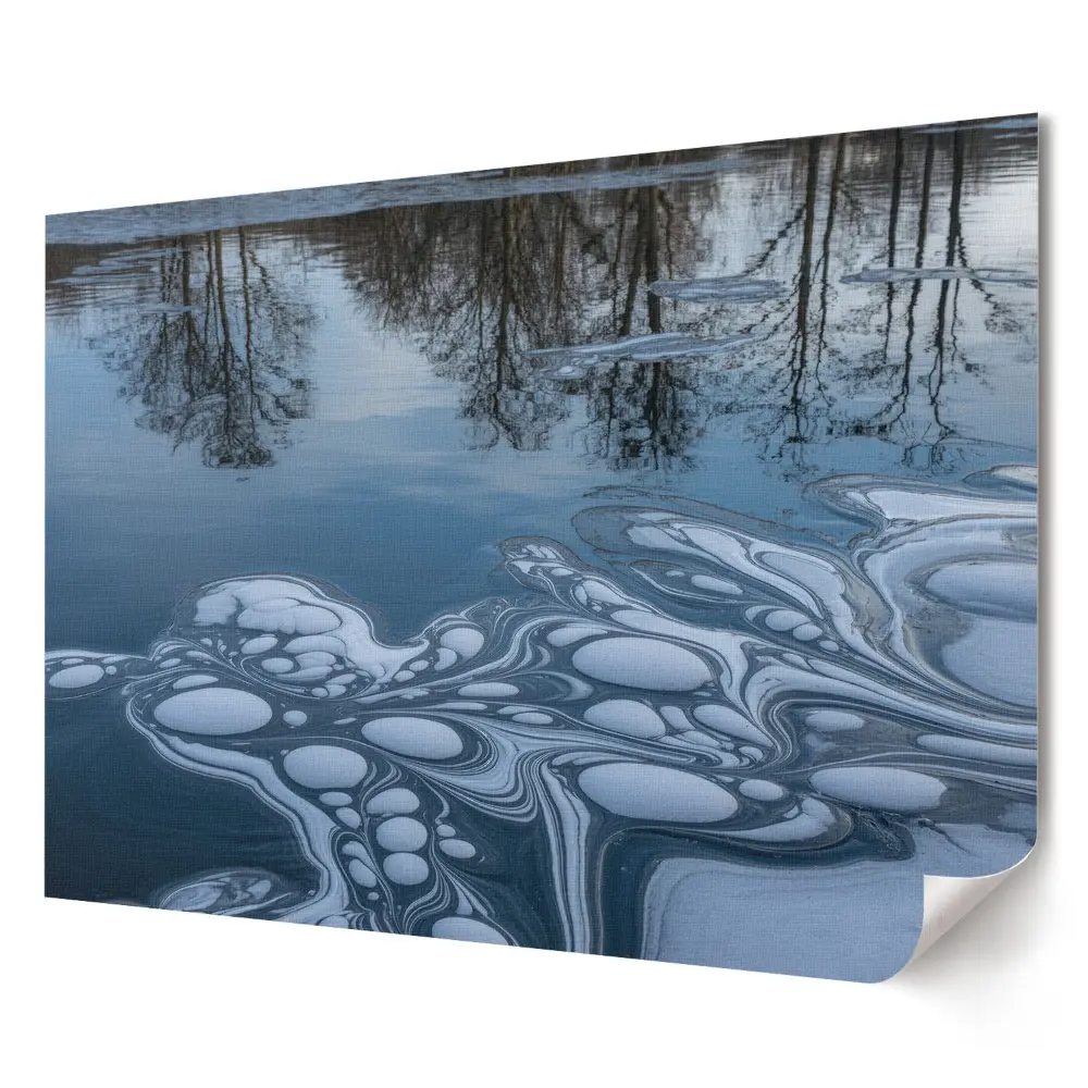 Tablou canvas modern Reflexii ale copacilor în apa calmă